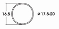 Кольцо фрикционное для колес 10шт ROCO (40077)
